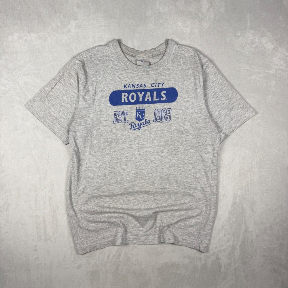 Y2K Mens Genuine Merchandise Kansas City Royals Graphic T-Shirt Large